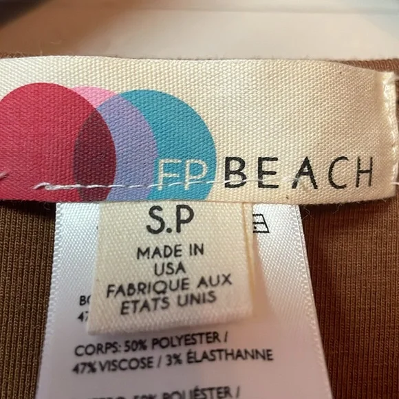 Free People Beach SineadTwo Piece Maxi Skirt & Top Set in Cigar Size SP.